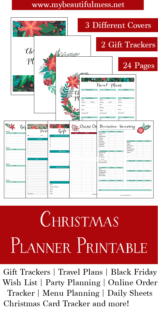 Christmas Planner Printable