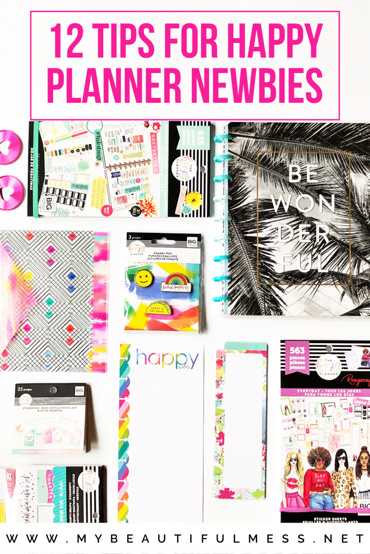 12 Tips For Happy Planner Newbies