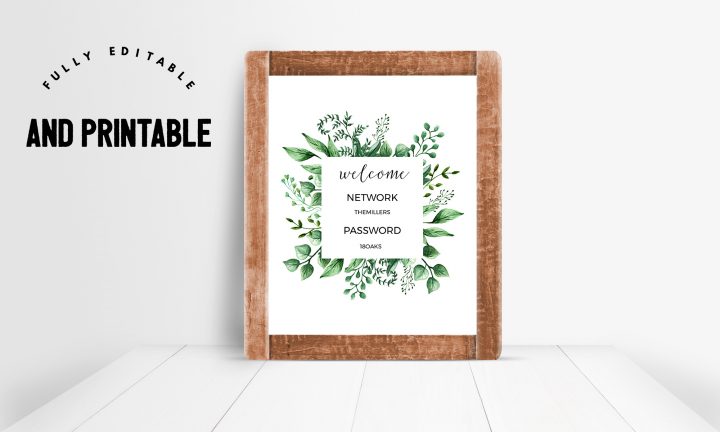 Herbaceous Green Wifi Sign