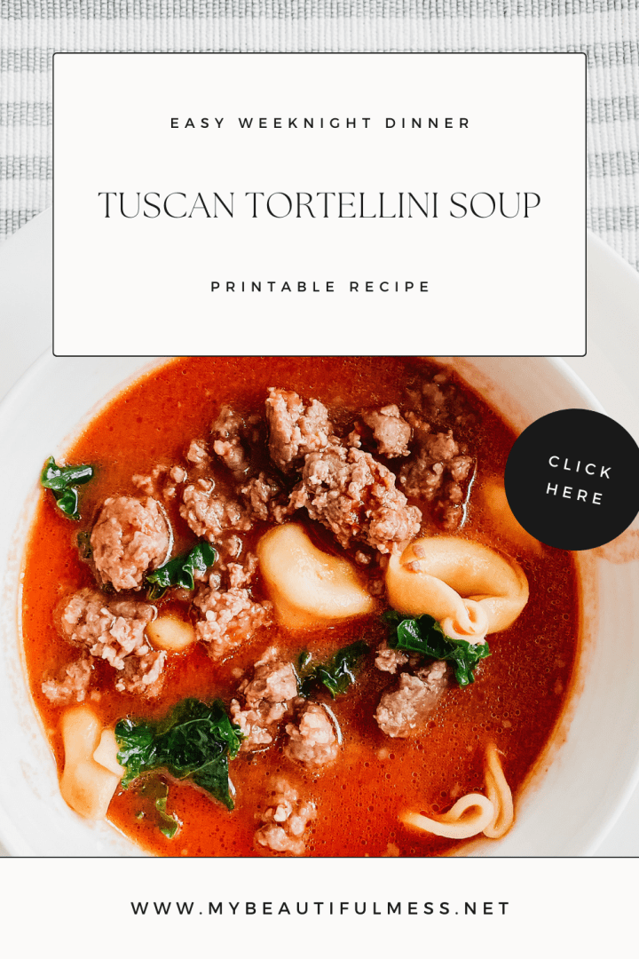 Tuscan Tortellini Soup